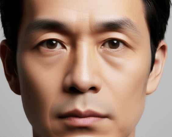 ハリとツヤのある綺麗な肌のイラスト